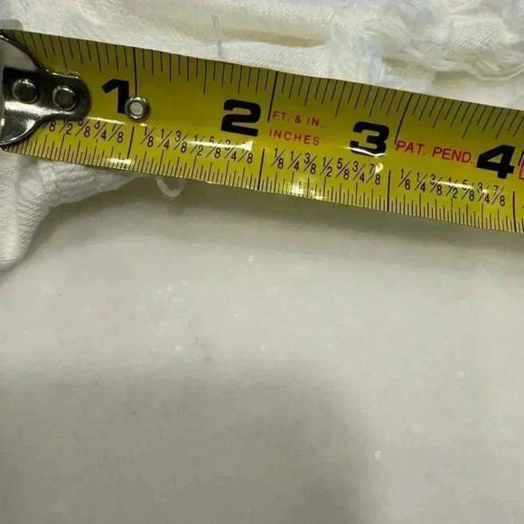 Free people white denim distressed cut off shorts size 25 NWT - Picture 8 of 8